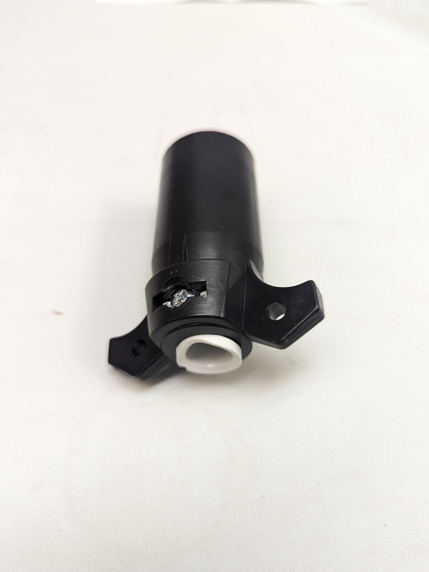 Pollak Black Plastic, 7-Pole, RV-Style Trailer Connector - Trailer End