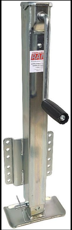 RAM Bolt on Side Wind 2,500lb Capacity Marine Jack