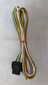 Curt Wiring Harness with 4 Pole Flat Trailer Connector - Vehicle End - 48