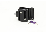 Global Link RV Entry Door Locking Latch Kit with Keyed Alike Option - Black