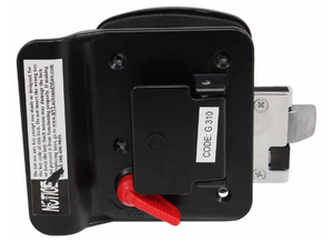 Global Link RV Entry Door Locking Latch Kit - Black - Aluminum