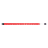 Clear LED lens, red diodes thin line over 80 stop/turn/tail/back-up light