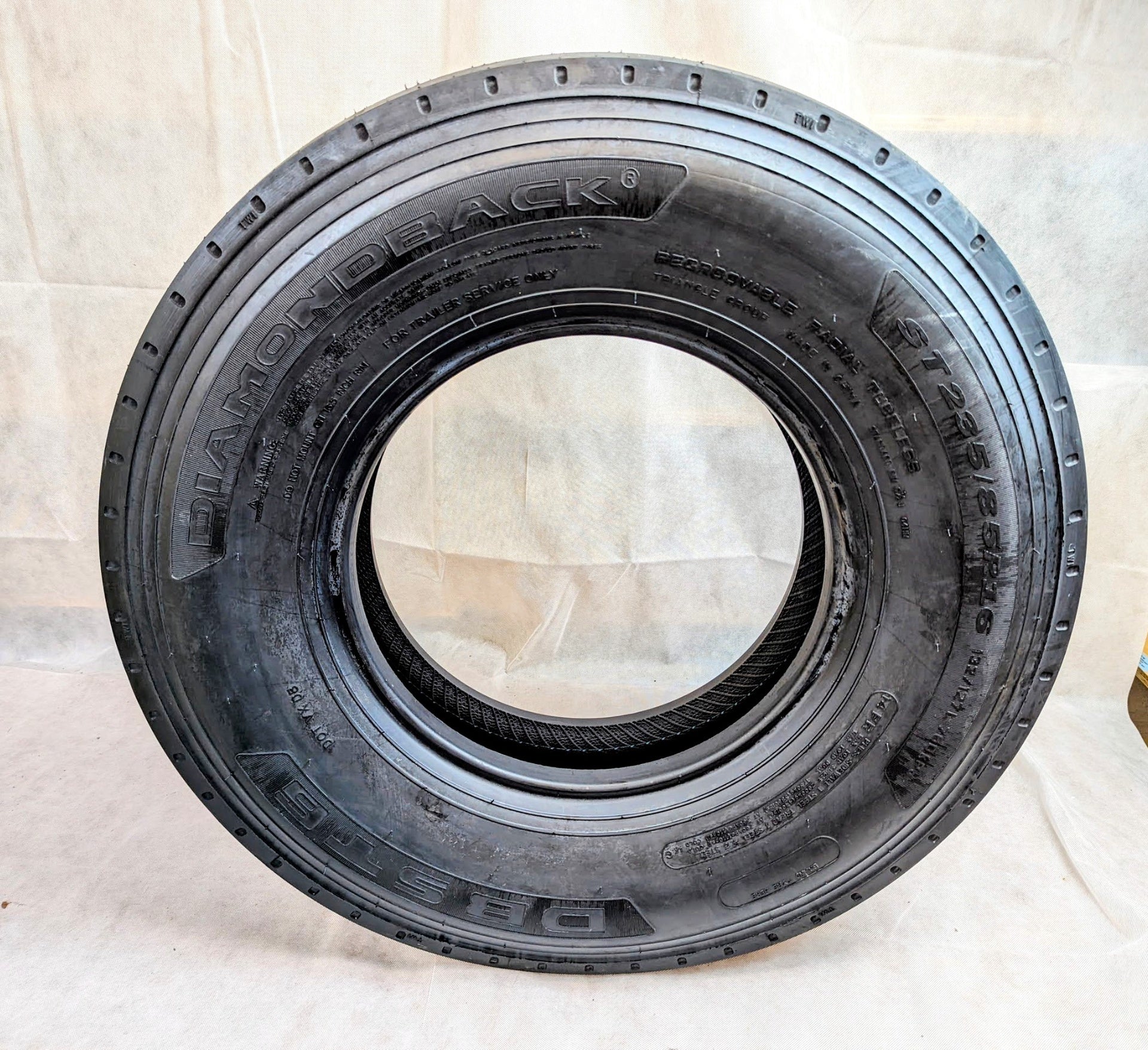 235/85/16 DIAMOND BACK  14 PLY G RATED TIRE ONLY