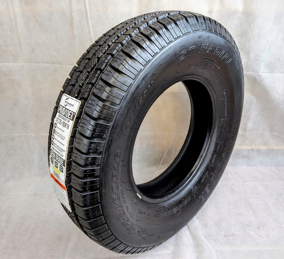 ST 235/80R16 PROVIDER LOAD RANGE E TRAILER TIRE