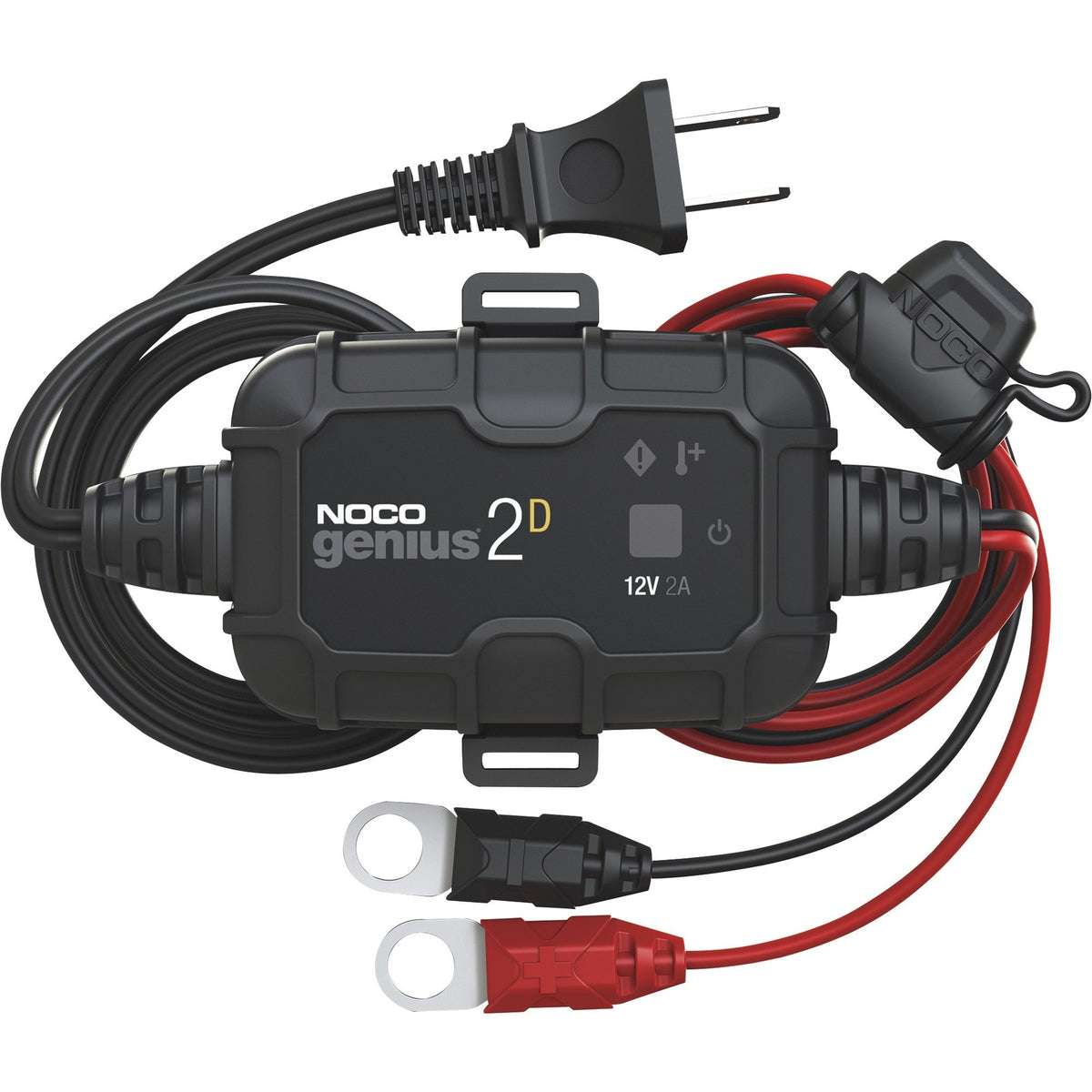 NOCO Genius2D Direct Mount Battery Charger/Maintainer — 2 Amp, 12 Volt, Model# GENIUS2D