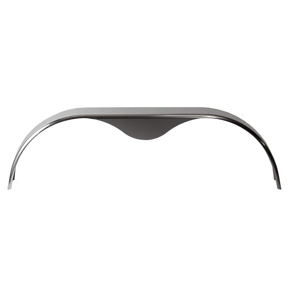 Aluminum Tandem Fender 9x72x20 Smooth Teardrop