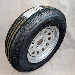 205/75R15 Rambler Tire on Vesper 5 Lug Gray Mod Wheel 5x4.5 Load Range C