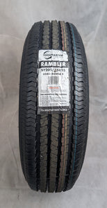 205/75R15 Rambler Tire on Vesper 5 Lug Gray Mod Wheel 5x4.5 Load Range C
