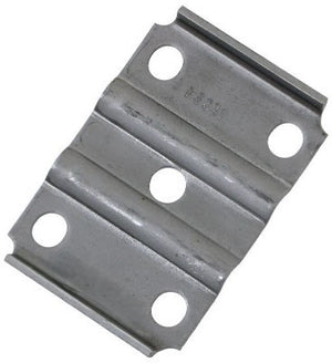 Tie Plate | Plain Finish | 3 Inch Round Axle | 2 Inch Wide Spring | 1/2 Inch U-Bolt