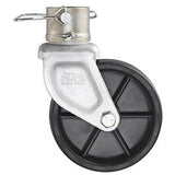 Pro Series 6", Detachable Caster Wheel w/ Pin for 2" Diameter Jacks - 1,200 lbs