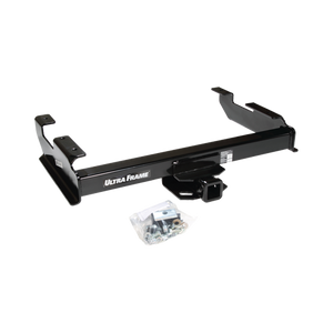 Ultra Frame® Class 4 Trailer Hitch, 2 Inch Square Receiver, Black, Compatible with Chevrolet C1500, C2500, C3500, K1500, K2500, K3500 : GMC C1500, C2500, C3500, K1500, K2500, K3500