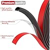 Weather Stripping Door Seal ($1.80 Per Foot)  Self Adhesive EPDM Foam Rubber Seal Strip D-Shaped