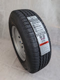 Provider ST205/75R14 Radial Trailer Tire w/ 14" Silver Vesper Mod Wheel - 5 on 4-1/2 - LR C