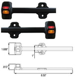 Fender marker LED light assembly - reversible 180 degree