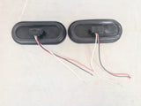 2 Pack T66  Trailer Truck LED Sealed RED 6" Oval Stop/Turn/Tail Light