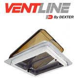 Ventline E-Z Lift Ventadome Trailer Roof Vent - Manual Lift - 14-1/4" x 14-1/4" - Smoke