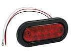 Buyers Products 5626510 6 Inch Red Oval Stop/Turn/Tail Light With 10 LEDs Kit