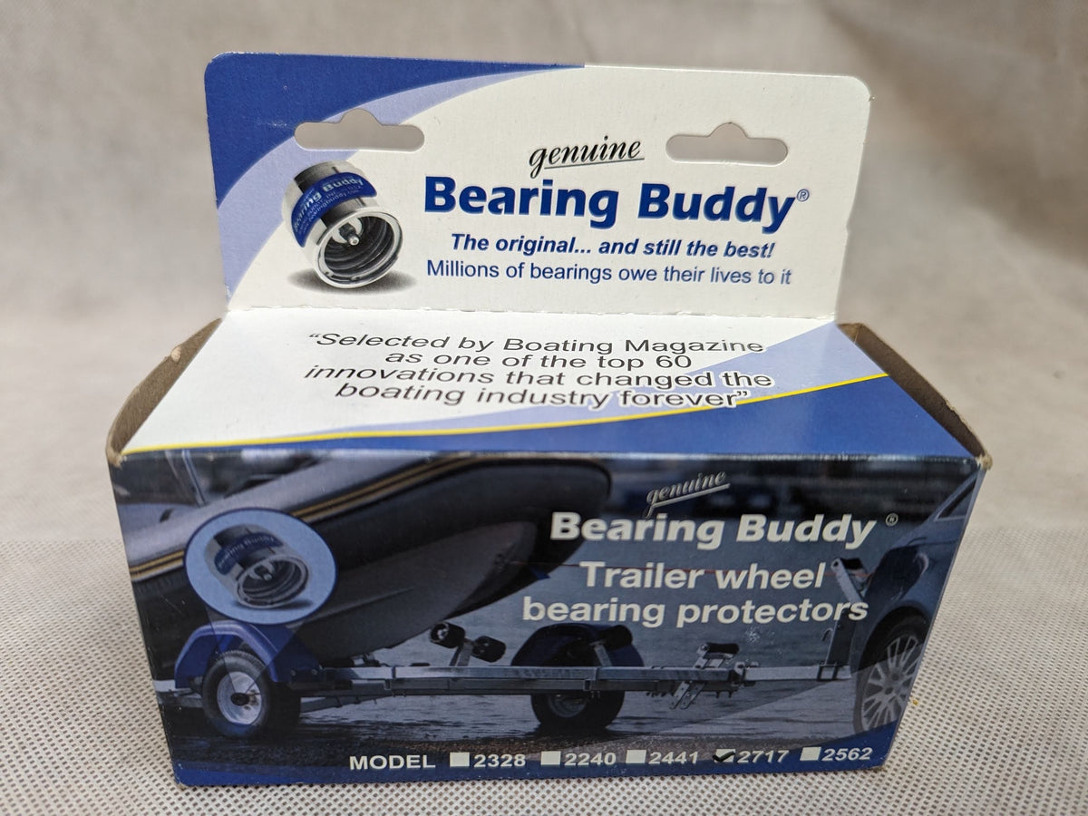 Genuine Bearing Buddy 2717A Chrome Plated - (Includes The Vinyl Cover) 1 Pair