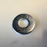 1/2" ID x 1-3/8" OD Flat Washer Plain Finish