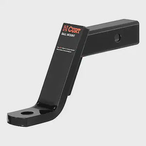 CURT 45870 Lifted Truck Trailer Hitch Mount, Fits 2-Inch Receiver, 7,500 lbs, 6-Inch Drop, Gloss Black Powder Coat