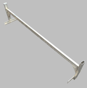 1 Section Aluminum Ladder Rack for Flat Roof Trailers - Adjustable Width 6ft - 8.5 ft