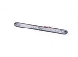 Red Identification Light Bar with White LED Utility Light - 17 Diodes - 15-1/2" x 1"