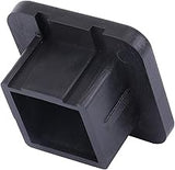 2" Heavy Duty Trailer Hitch Tube Cover Plug Cap Rubber for 2 inch Receivers Class 3 4 5