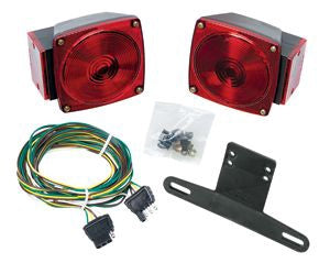 Square Tail light kit, submersible