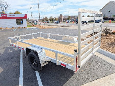 SilverOx 6x12 Single Axle Aluminum Utility Trailer