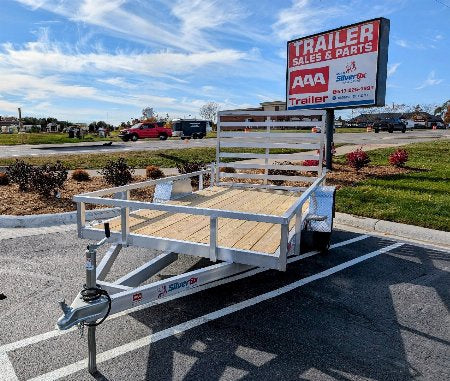 SilverOx 6x12 Single Axle Aluminum Utility Trailer