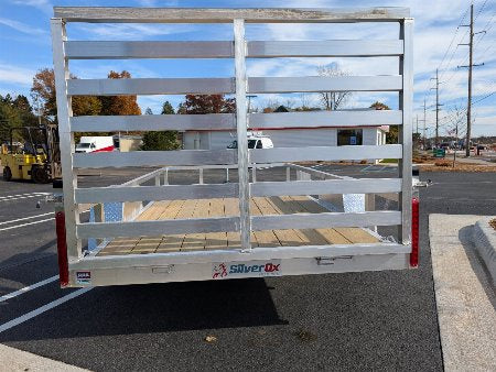 SilverOx 6x12 Single Axle Aluminum Utility Trailer