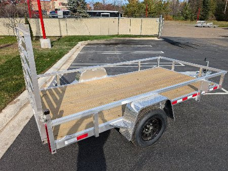 SilverOx 6x12 Single Axle Aluminum Utility Trailer