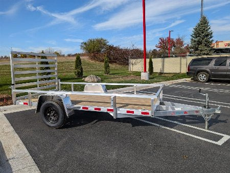 SilverOx 6x12 Single Axle Aluminum Utility Trailer