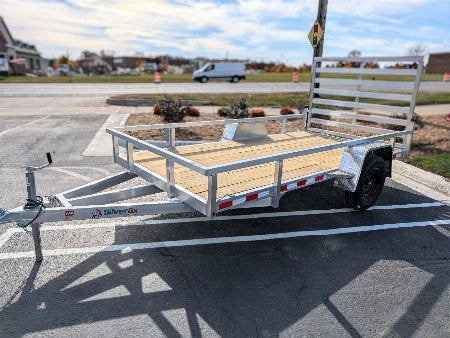 SilverOx 6x12 Single Axle Aluminum Utility Trailer