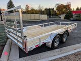 Silver Ox 7x16 Tandem Axle Aluminum Utility Trailer