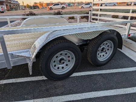 Silver Ox 7x16 Tandem Axle Aluminum Utility Trailer