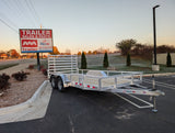 Silver Ox 7x16 Tandem Axle Aluminum Utility Trailer