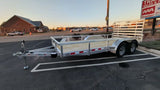 Silver Ox 7x16 Tandem Axle Aluminum Utility Trailer