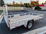 Silver Ox 7x12 Single Axle Aluminum Utility Trailer