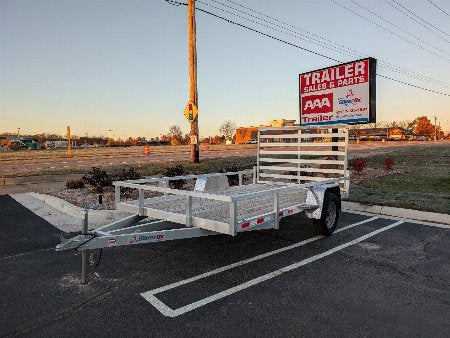 Silver Ox 7x12 Single Axle Aluminum Utility Trailer