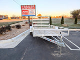 Silver Ox 7x12 Single Axle Aluminum Utility Trailer