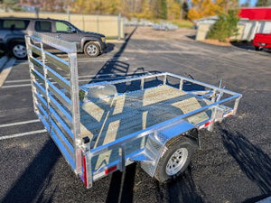 Silver Ox 6x10 Single Axle Aluminum Utility Trailer
