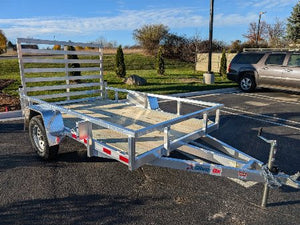 Silver Ox 6x10 Single Axle Aluminum Utility Trailer