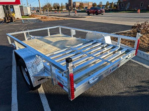 Silver Ox 6x10 Single Axle Aluminum Utility Trailer