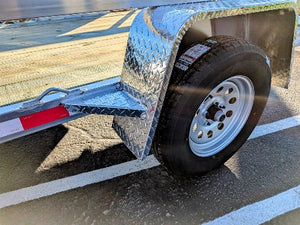 Silver Ox 6x10 Single Axle Aluminum Utility Trailer