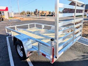 Silver Ox 6x10 Single Axle Aluminum Utility Trailer
