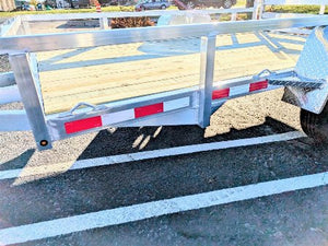 Silver Ox 6x10 Single Axle Aluminum Utility Trailer