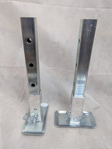 Aluminum Weld On Trailer Rear Stabilizer Jack Kit 18