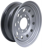 Vesper Steel Modular Trailer Wheel - 16" x 6" - 8 on 6-1/2 - Silver