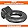 Plain Finish Forged Steel Tow Eye, 3" ID, 10 Ton Towing Eye, Pintle Hook Hitch Lunette Ring for Adjustable Channel Bracket, MGTW 20,000lbs